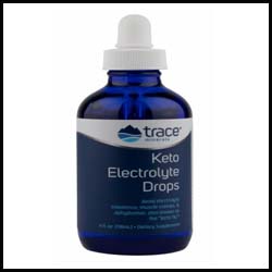 Trace keto electrolyte drops